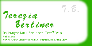 terezia berliner business card